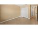 Bedroom with tile flooring and closet at 6819 Belmar Dr, Orlando, FL 32807