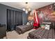 Charming bedroom featuring two twin beds and playful Star Wars themed decor at 7577 Oak Spring Ln, Davenport, FL 33837