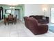 An open floorplan view of the living room and dining room at 1389 Gainesville Ln, Deltona, FL 32725