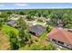 Aerial view of a community showcasing well-maintained homes and lush green surroundings at 3304 Bennington Ct, Winter Park, FL 32792