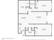 Detailed first floor plan with room dimensions at 648 Kenwick Cir # 102, Casselberry, FL 32707