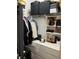 Walk-in closet with plenty of hanging and shelf storage to keep items organized at 707 Carpenters Way # 50, Lakeland, FL 33809