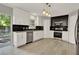 Renovated kitchen has stainless appliances and granite countertops at 809 Deer Glen Ct, Fruitland Park, FL 34731