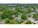 Aerial view of a home with a screened-in pool and lush green surroundings at 8655 Shady Glen Dr, Orlando, FL 32819