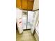 Spacious side-by-side stainless steel refrigerator and freezer with ice maker, ensuring ample storage at 10914 Savannah Wood Dr # 139, Orlando, FL 32832