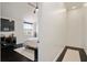 Bright bedroom featuring ceiling fan, closet and neutral decor at 152 Riggings Way, Clermont, FL 34711