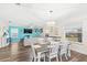 Bright living area with modern furnishings and dining set, perfect for gatherings at 1640 Oak Blossom Dr, Davenport, FL 33837