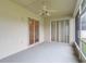 Enclosed lanai shows two large sliding glass doors that allow access to the main house at 2280 Yorville Ct, Ocoee, FL 34761