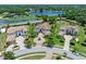 Aerial view showcasing the property's boundaries, manicured landscaping, and its position within the upscale community at 4071 Isabella Cir, Windermere, FL 34786