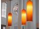 Unique modern lighting fixture with pendant shades at 4071 Isabella Cir, Windermere, FL 34786