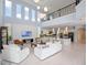 Open-concept living room and kitchen with modern decor and plenty of natural light at 4071 Isabella Cir, Windermere, FL 34786