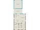 First floor floorplan showcasing the kitchen, cafe, gathering room, and bedroom at 6931 Copperwood Ave, Orlando, FL 32829