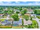 Scenic aerial view of a residential neighborhood showcasing lush greenery and well-maintained homes with pools at 840 Baybreeze Ln, Altamonte Springs, FL 32714