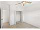 Bright bedroom with a ceiling fan and closet at 9425 Holliston Creek Pl, Winter Garden, FL 34787