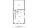 Floorplan of the home's first floor featuring a garage, kitchen, living and dining areas at 9425 Holliston Creek Pl, Winter Garden, FL 34787