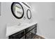 Bright bathroom featuring double sinks and modern fixtures at 1115 S Mary St, Eustis, FL 32726