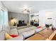 Comfortable living room with a large sectional sofa and modern decor at 11868 Thatcher Ave, Orlando, FL 32836