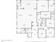 Detailed floor plan showcasing the layout of the house, including bedrooms, bathrooms, and living spaces at 13791 Abberwick Dr, Orlando, FL 32832