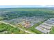 An aerial view showing the location of a gray home within a vibrant community at 1425 Paget Cv, Sanford, FL 32771
