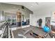 Well-equipped home gym with mirrored wall, weights, and various exercise machines for a complete workout at 1602 Alabama Dr # Ph404, Winter Park, FL 32789