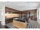 Modern kitchen with large island, sleek cabinets, and unique flooring at 1602 Alabama Dr # Ph404, Winter Park, FL 32789