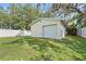 Detached garage in a well-maintained backyard at 1623 Cumbie Ave, Orlando, FL 32804