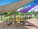 Community playground with play structures, slides, and shade covers for a fun outdoor experience at 16724 Cedar Crest Dr, Orlando, FL 32828
