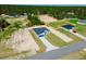 A bird's-eye view of a cozy single-Gathering home with a dark roof in a lush, green neighborhood at 17434 Sw 36Th Avenue Rd, Ocala, FL 34473