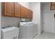 Functional laundry room with sink, washer, and dryer at 2026 Winding Oaks Dr, Orlando, FL 32825
