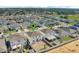 An aerial view of the home's location within a suburban community with a green map pin at 269 Ludisia Loop, Davenport, FL 33837