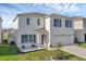 Charming two-story home boasts a pristine exterior with neat landscaping and a welcoming facade at 269 Ludisia Loop, Davenport, FL 33837