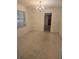 Bright dining room features a decorative chandelier and a large window, offering a charming space for meals at 2817 Fitzooth Dr, Winter Park, FL 32792
