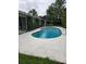 Inviting backyard pool featuring a white concrete surround and verdant landscaping at 2817 Fitzooth Dr, Winter Park, FL 32792