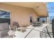 Covered patio has outdoor seating and ceiling, great for relaxing and entertaining at 927 Orange Cosmos Blvd, Davenport, FL 33837