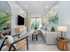 Bright living room boasts a sectional sofa, modern decor, and access to the outdoor space at 10251 Ebb Tide Ln, Orlando, FL 32821