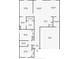 Detailed floor plan showcasing bedroom, bathroom, kitchen, dining, living, and garage dimensions and layout at 1120 Saguaro St, Haines City, FL 33844