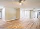 Spacious living area with new flooring and neutral tones, perfect for modern living at 1229 Deneece Ter, Daytona Beach, FL 32117