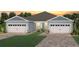 Charming single-story home features a two-car garage, brick driveway, and professional landscaping at 13551 Pearl Beach St, Winter Garden, FL 34787
