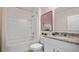 Clean and well-maintained bathroom with tub and shower combo at 1495 Fountain View St, Ormond Beach, FL 32174