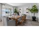 Bright dining room with natural light and stylish decor at 1495 Fountain View St, Ormond Beach, FL 32174
