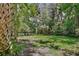 Lush, green yard surrounded by mature trees, creating a peaceful and secluded outdoor space at 183 Parsons Rd, Longwood, FL 32779