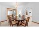 Charming dining room with stylish furniture and a chandelier at 2018 N Normandy Blvd, Deltona, FL 32725