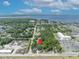 Aerial view of a residential area close to a lake at 2418 W 1St St, Sanford, FL 32771