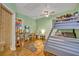 Colorful ' bedroom with a playful decor, bunk beds, and ample natural light at 2418 W 1St St, Sanford, FL 32771
