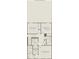 Detailed second floor plan showcasing the layout of the bedrooms, bathrooms, and laundry room at 3304 Orange Rose Loop, Apopka, FL 32712