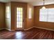 View of dining area with natural light, sliding glass door and neutral wall color at 3658 Oakdale Cir # 100, Oviedo, FL 32765