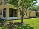 Exterior view of home featuring a screened patio at 3658 Oakdale Cir # 100, Oviedo, FL 32765