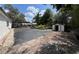 Large backyard with a shed, plants, and garden, creating a rural retreat setting at 40431 Country Rd, Eustis, FL 32736