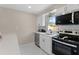 Well-equipped kitchen with stainless steel appliances, modern cabinets, and stylish fixtures at 410 W Seminole Ave, Eustis, FL 32726