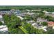 Overhead view of the community featuring beautiful landscaping, waterway and mixed building types at 476 Water St, Celebration, FL 34747